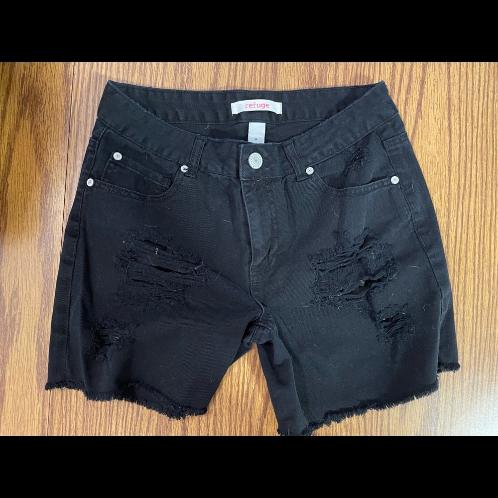 Denim shorts